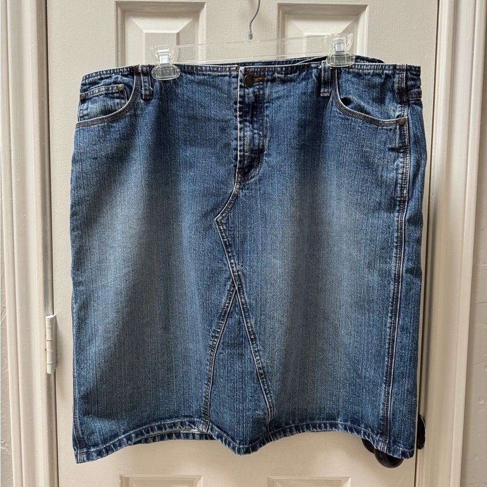 No Boundaries Juniors 19 Denim Skirt